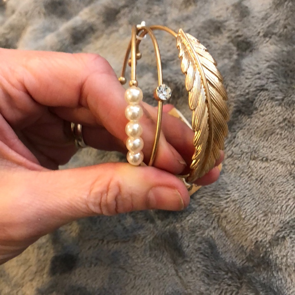 NWT Rose Gold Toned Bracelet Trio